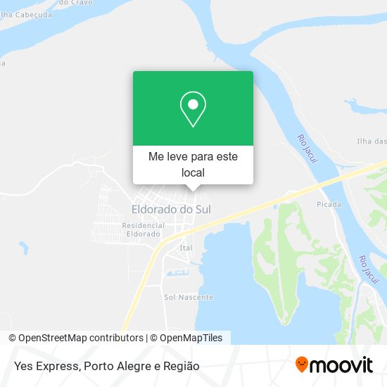 Yes Express mapa