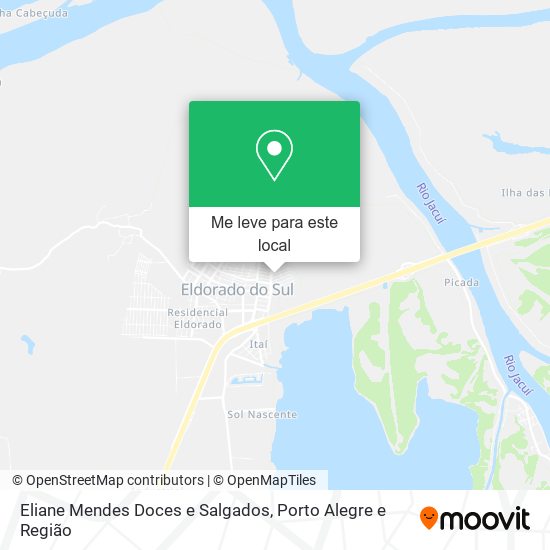 Eliane Mendes Doces e Salgados mapa