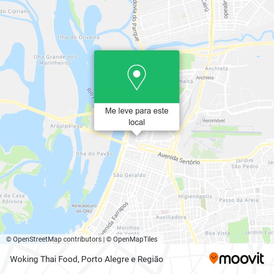 Woking Thai Food mapa
