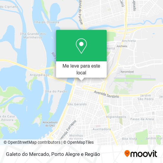 Galeto do Mercado mapa