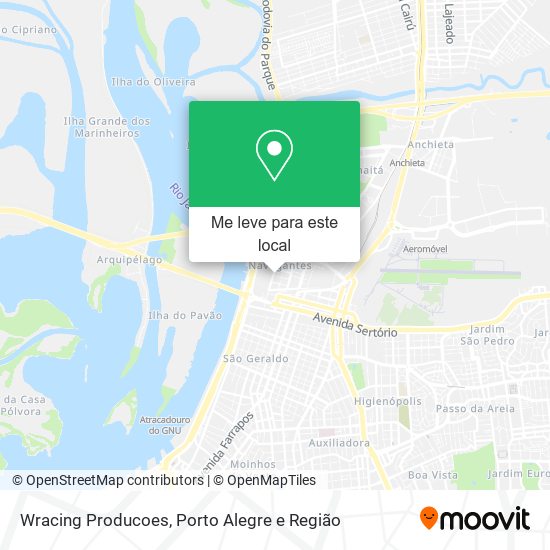 Wracing Producoes mapa