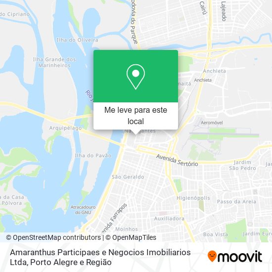 Amaranthus Participaes e Negocios Imobiliarios Ltda mapa