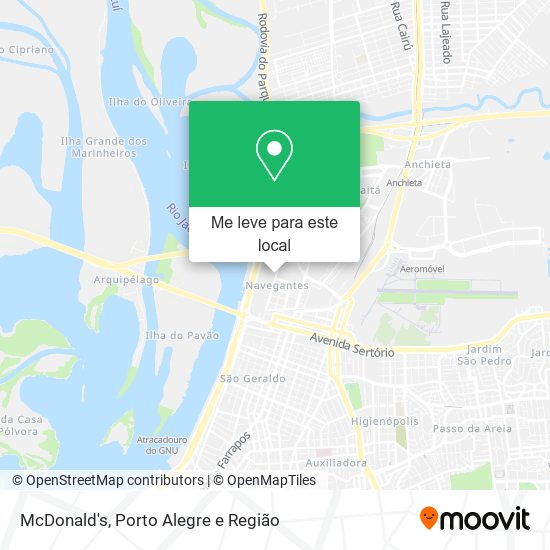 McDonald's mapa