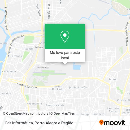 Cdt Informática mapa