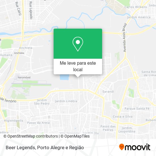 Beer Legends mapa