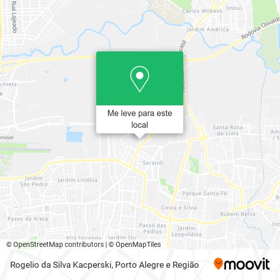 Rogelio da Silva Kacperski mapa