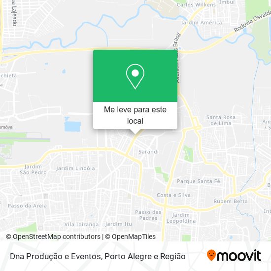 Dna Produção e Eventos mapa