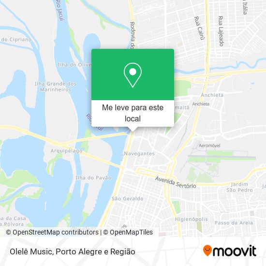 Olelê Music mapa