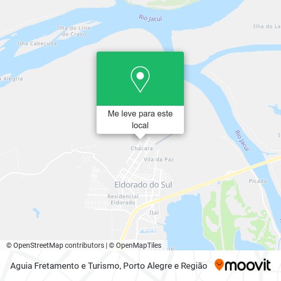Aguia Fretamento e Turismo mapa
