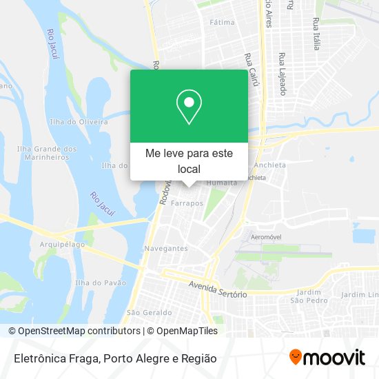Eletrônica Fraga mapa