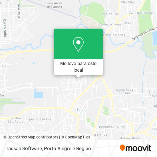 Tausan Software mapa