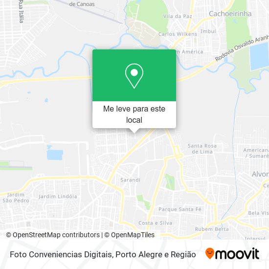 Foto Conveniencias Digitais mapa