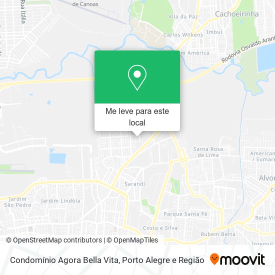 Condomínio Agora Bella Vita mapa