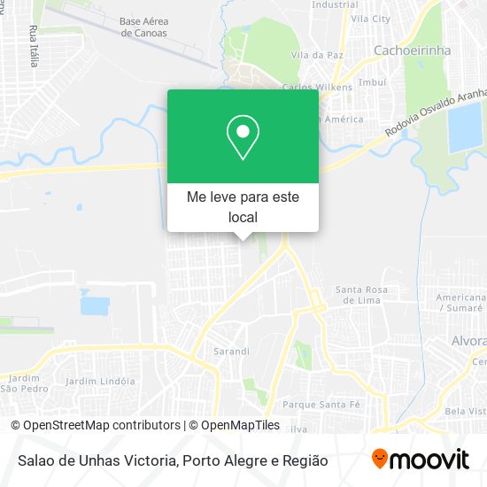 Salao de Unhas Victoria mapa