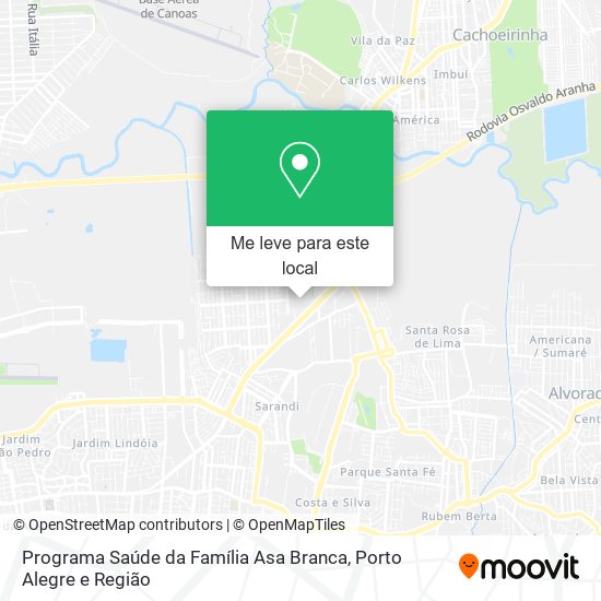 Programa Saúde da Família Asa Branca mapa