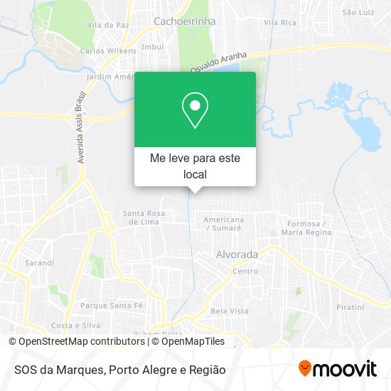 SOS da Marques mapa