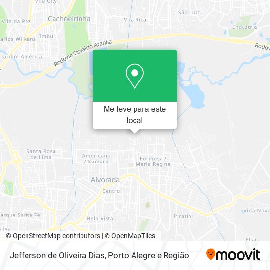 Jefferson de Oliveira Dias mapa