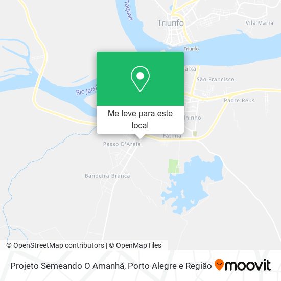 Projeto Semeando O Amanhã mapa