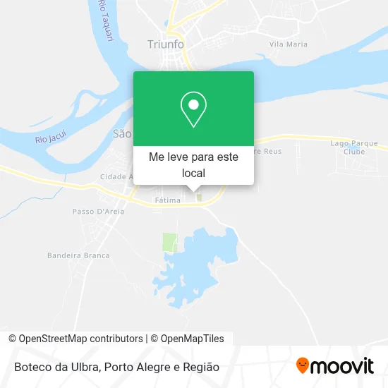 Boteco da Ulbra mapa