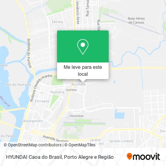 HYUNDAI Caoa do Brasil mapa