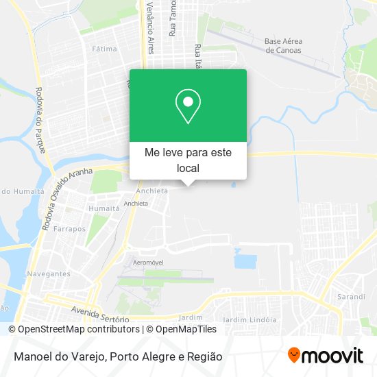 Manoel do Varejo mapa