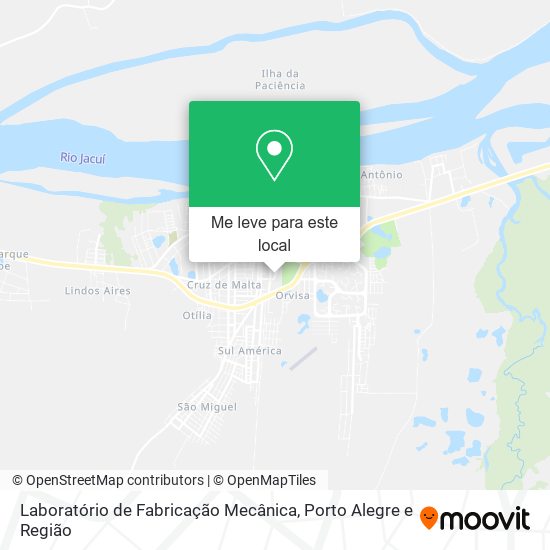 Laboratório de Fabricação Mecânica mapa