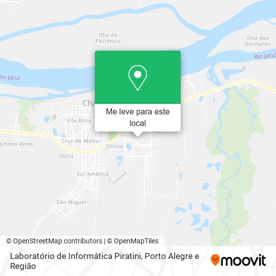 Laboratório de Informática Piratini mapa