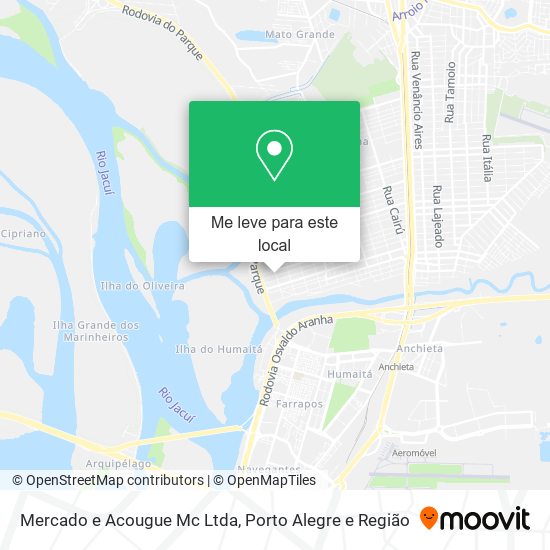 Mercado e Acougue Mc Ltda mapa