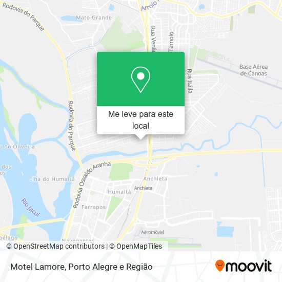 Motel Lamore mapa