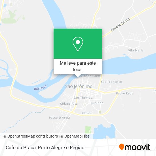 Cafe da Praca mapa