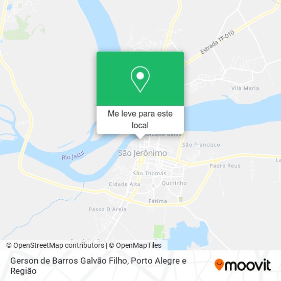 Gerson de Barros Galvão Filho mapa