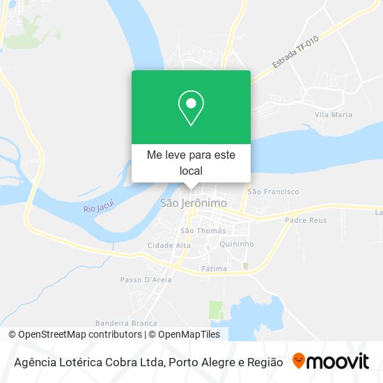 Agência Lotérica Cobra Ltda mapa