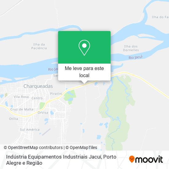 Indústria Equipamentos Industriais Jacuí mapa