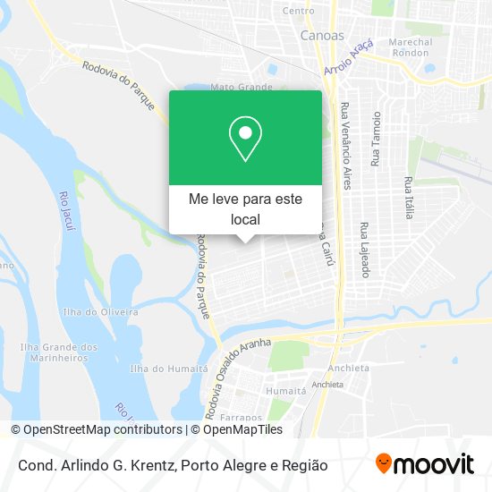 Cond. Arlindo G. Krentz mapa