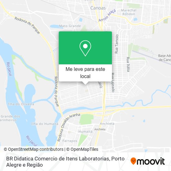 BR Didatica Comercio de Itens Laboratorias mapa