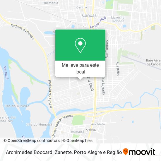 Archimedes Boccardi Zanette mapa