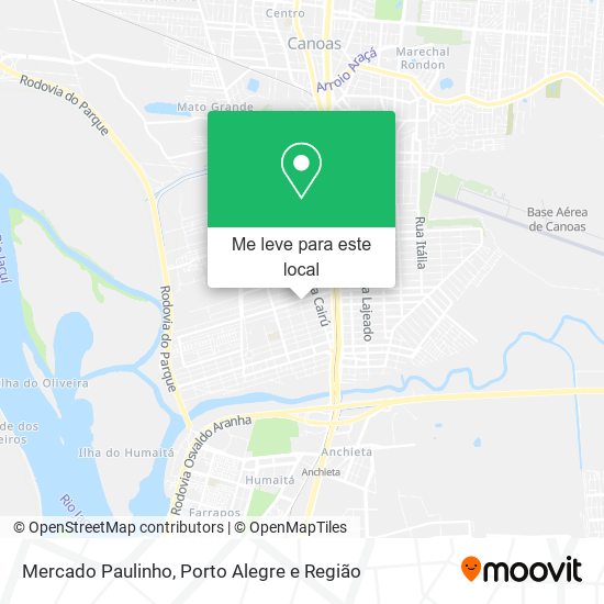 Mercado Paulinho mapa