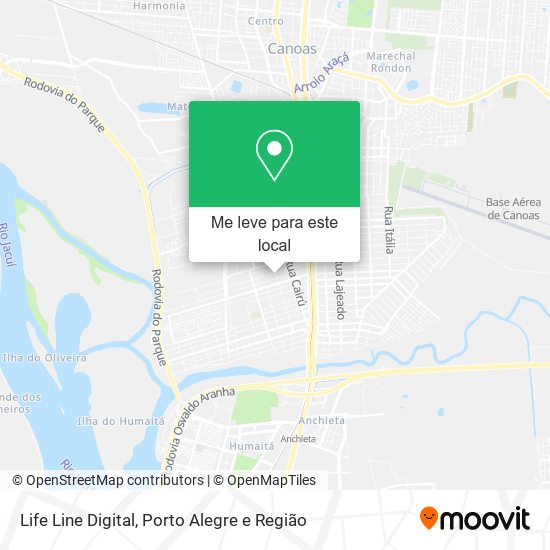 Life Line Digital mapa