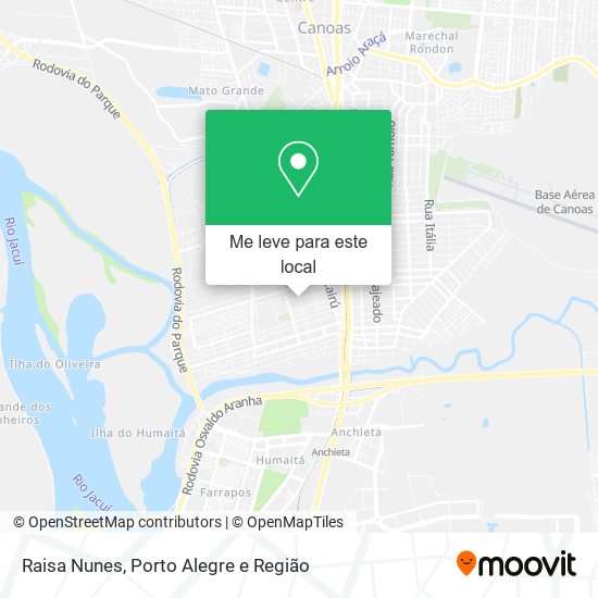 Raisa Nunes mapa