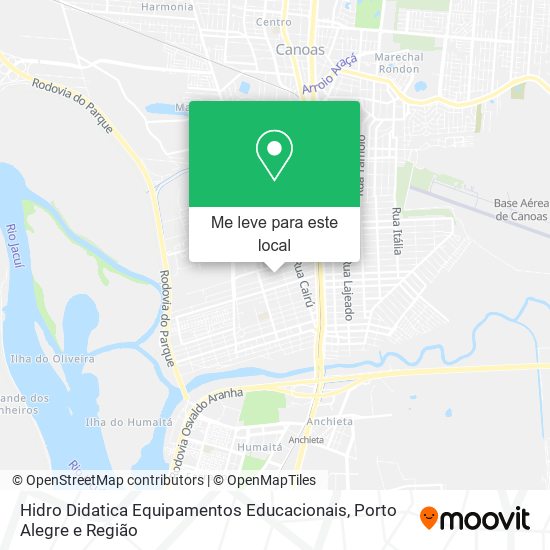 Hidro Didatica Equipamentos Educacionais mapa
