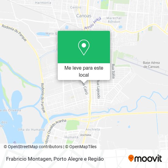 Frabricio Montagen mapa