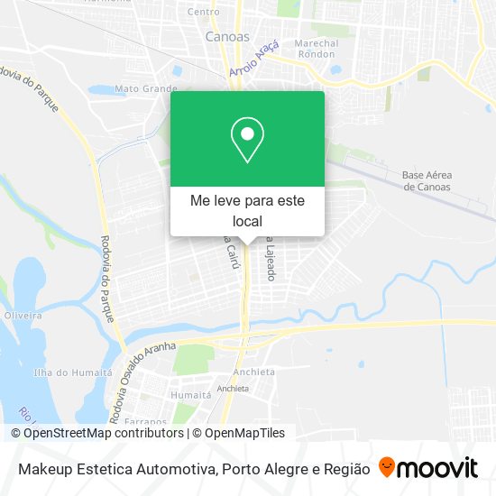 Makeup Estetica Automotiva mapa