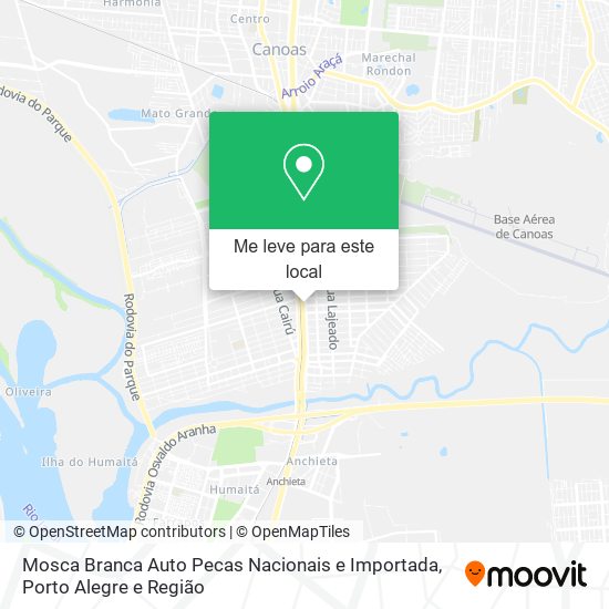 Mosca Branca Auto Pecas Nacionais e Importada mapa