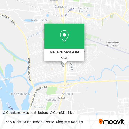 Bob Kid's Brinquedos mapa