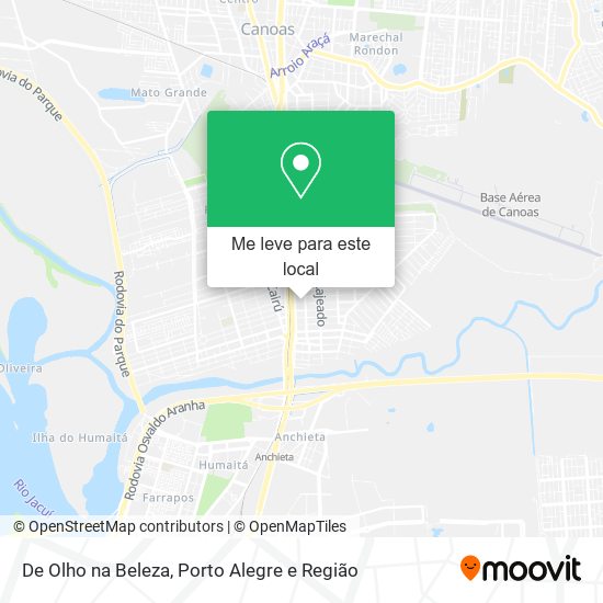 De Olho na Beleza mapa