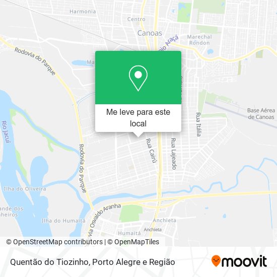 Quentão do Tiozinho mapa