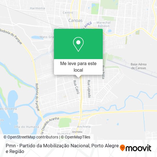 Pmn - Partido da Mobilização Nacional mapa