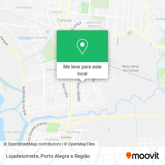 Lojadesorvete mapa