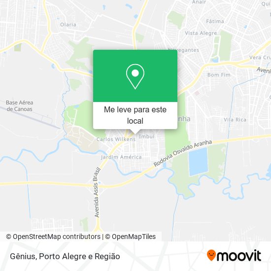 Gênius mapa