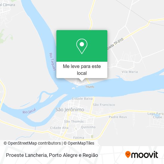 Proeste Lancheria mapa